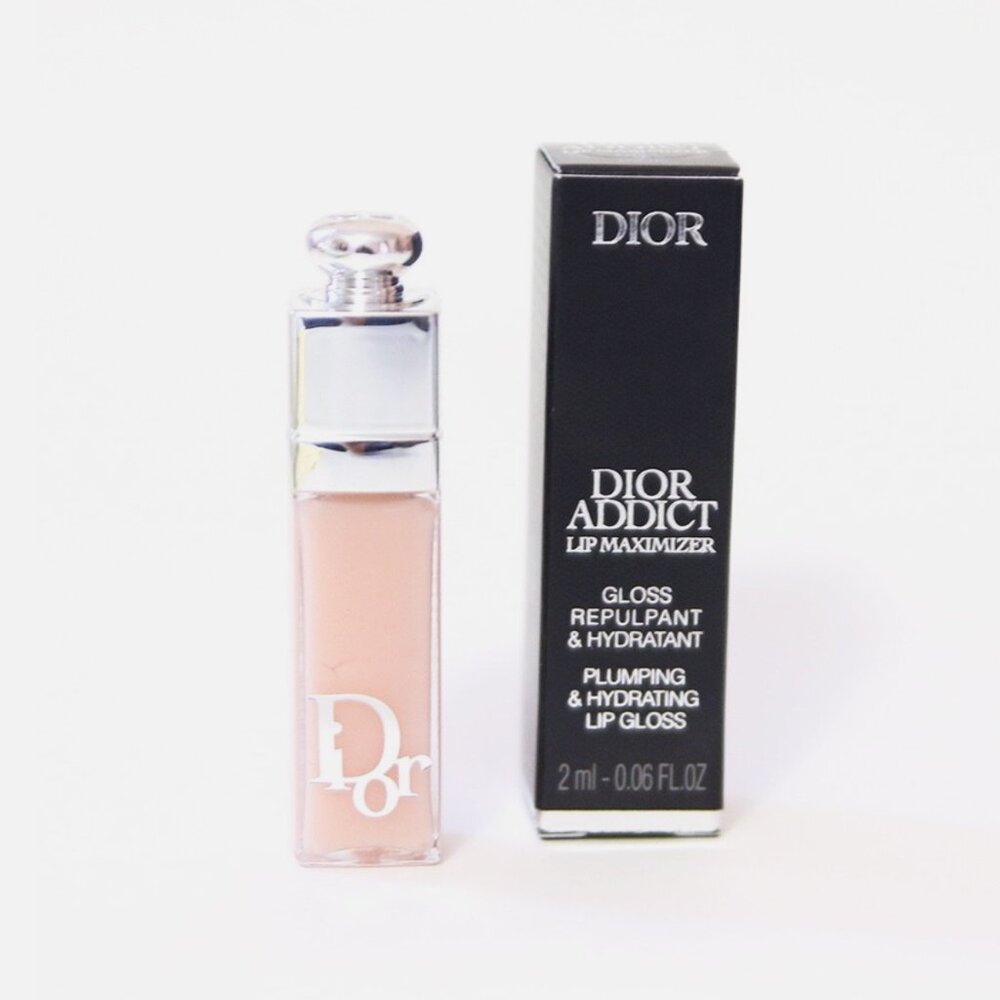 NIB Dior Addict Lip Maximizer Lip Gloss Mini - Pink - Mini Sample Travel Size